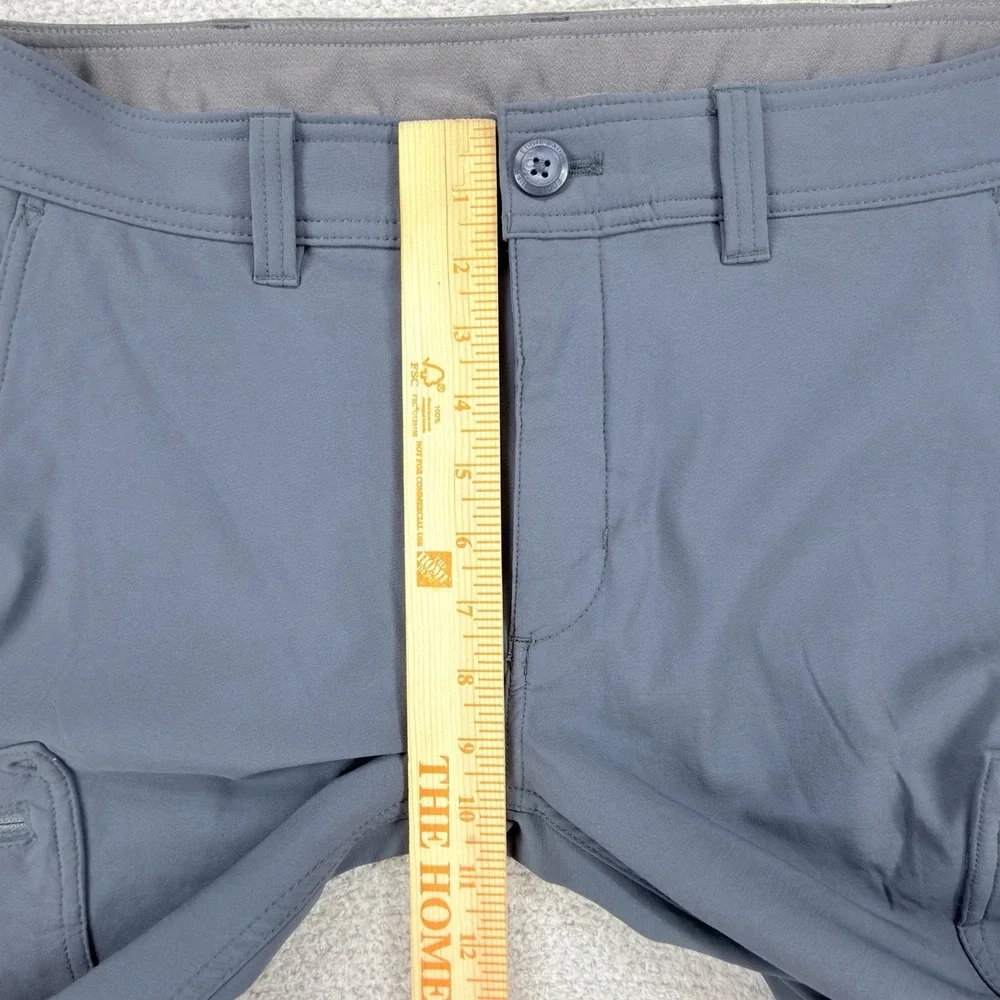 Eddie Bauer First Ascent Guide Pro Pants Mens 36x32 Blue Stretch Cargo Hiking